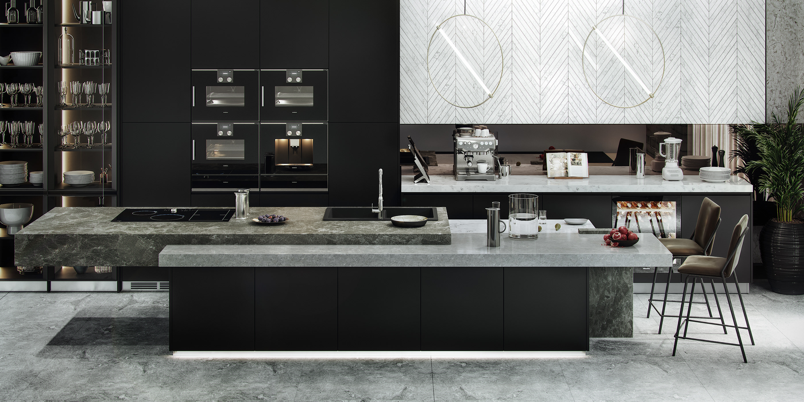 顶层豪华厨房-3