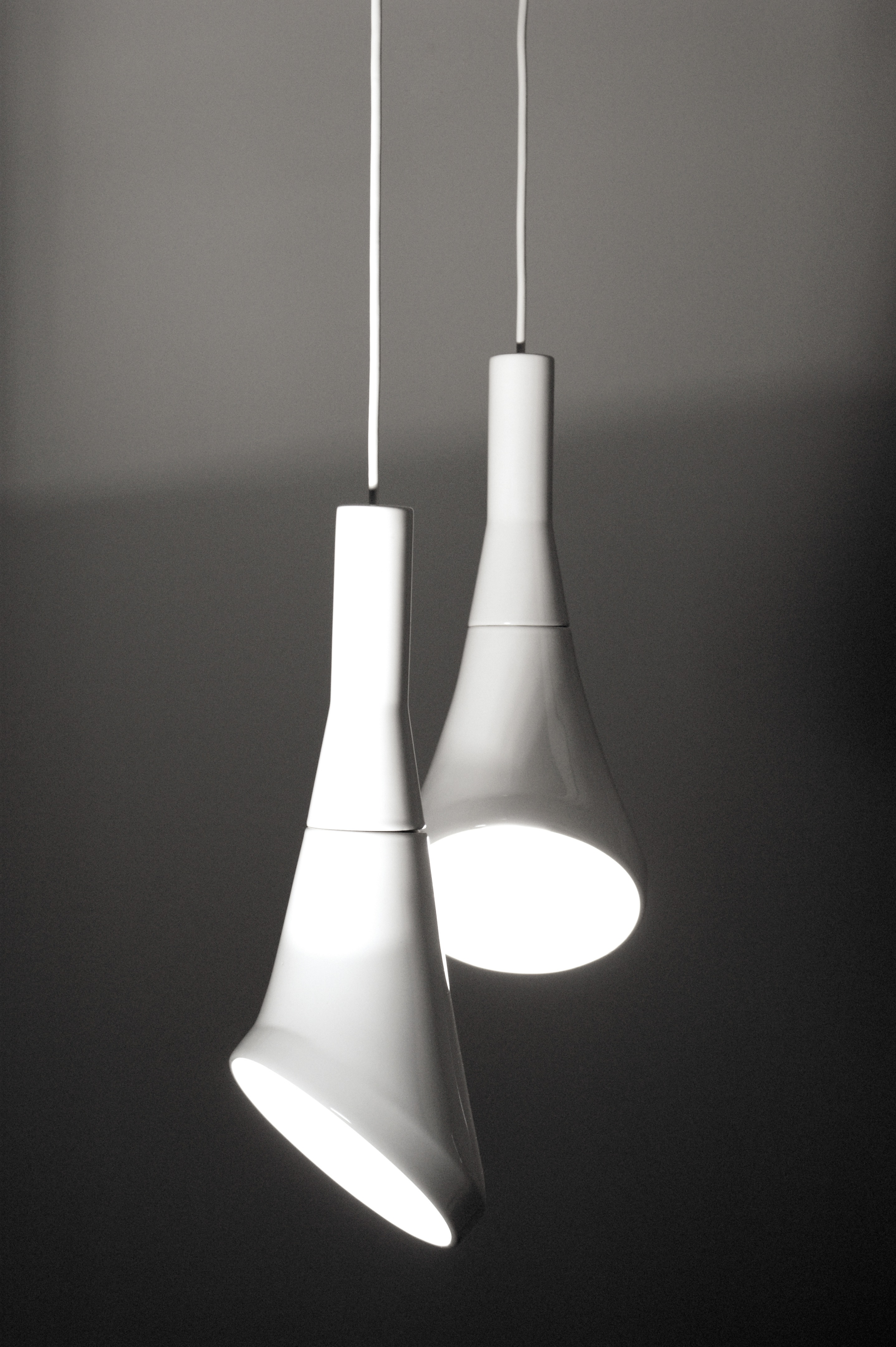 白噪声吊灯 | 极简纯白，雕塑般的照明设计-14