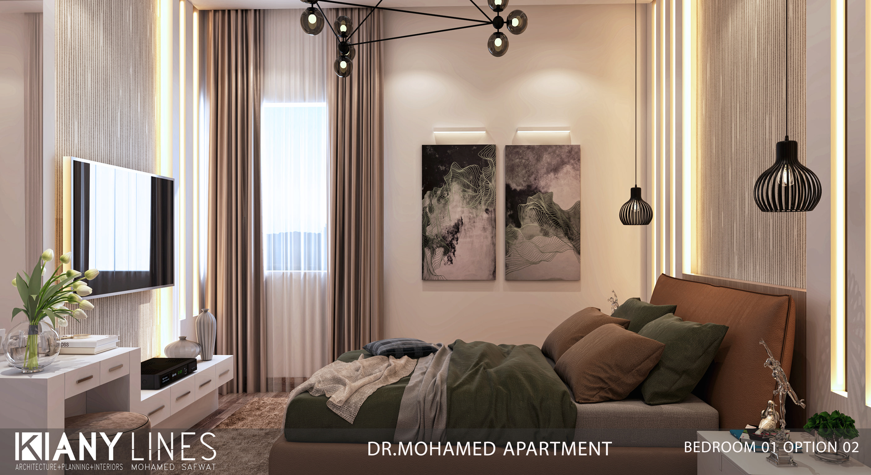 Bedroom Interior Design and Visualization Proposals-7