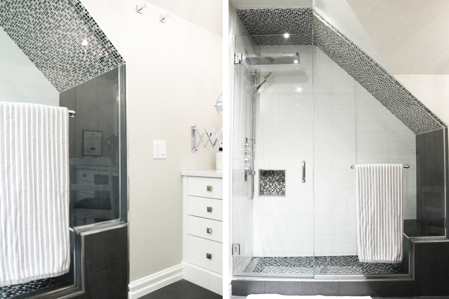 独特阁楼里的开放式主卧套房设计-17