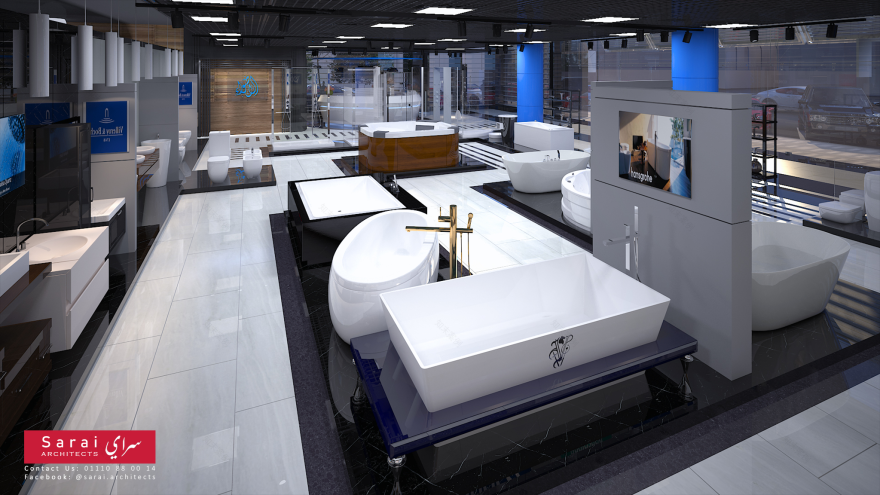 Al Adwaa 卫浴展示厅室内设计-7