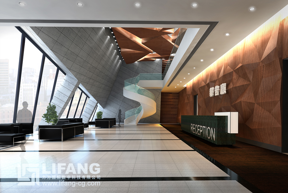 专业室内渲染公司展示办公空间设计佳作-13