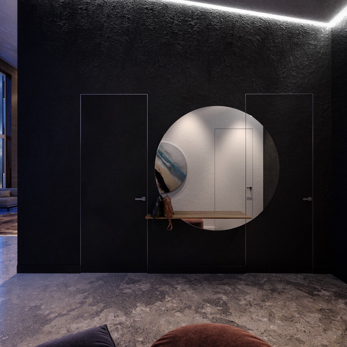 乌克兰极简私人住宅设计-32