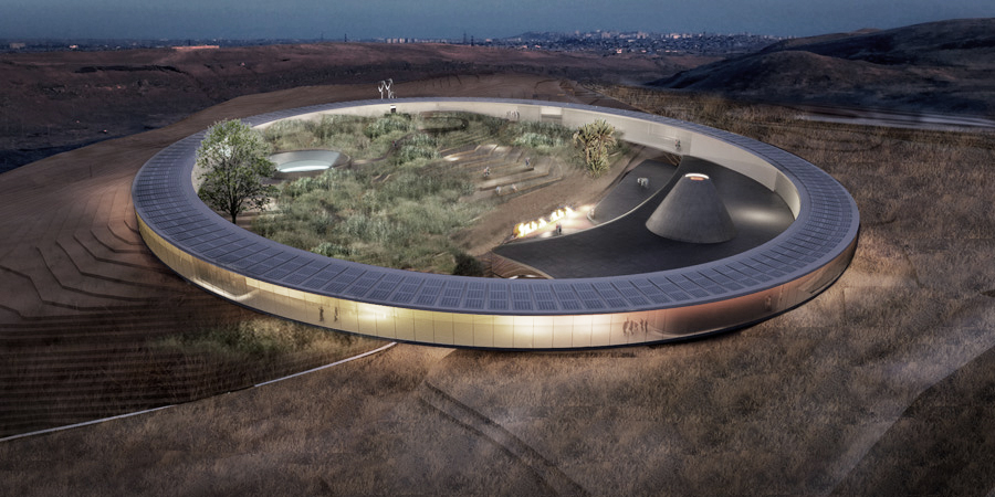圆环形建筑的能源探索 · Yanardag 博物馆设计-0
