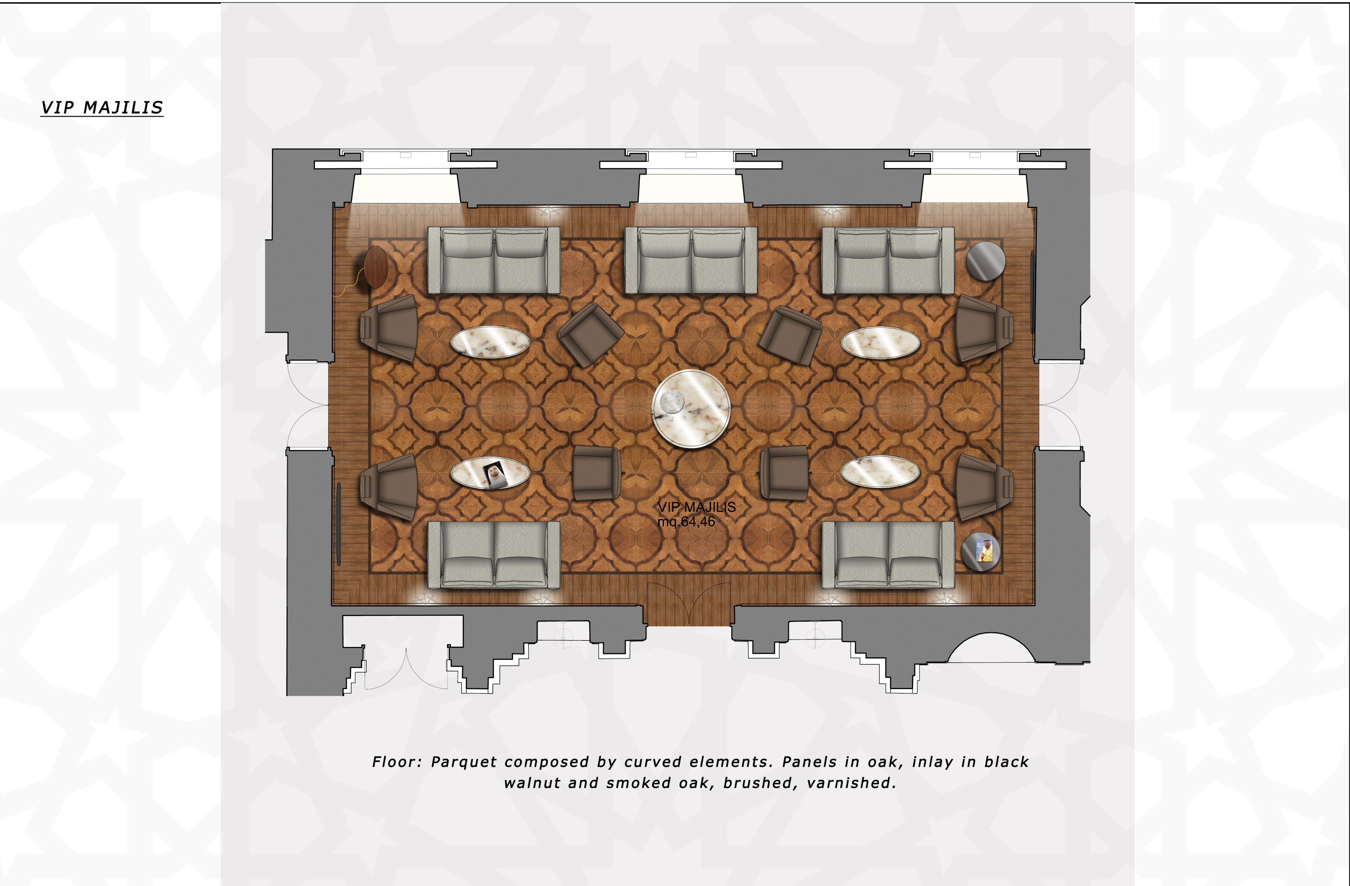 意大利罗马使馆别墅室内设计-21