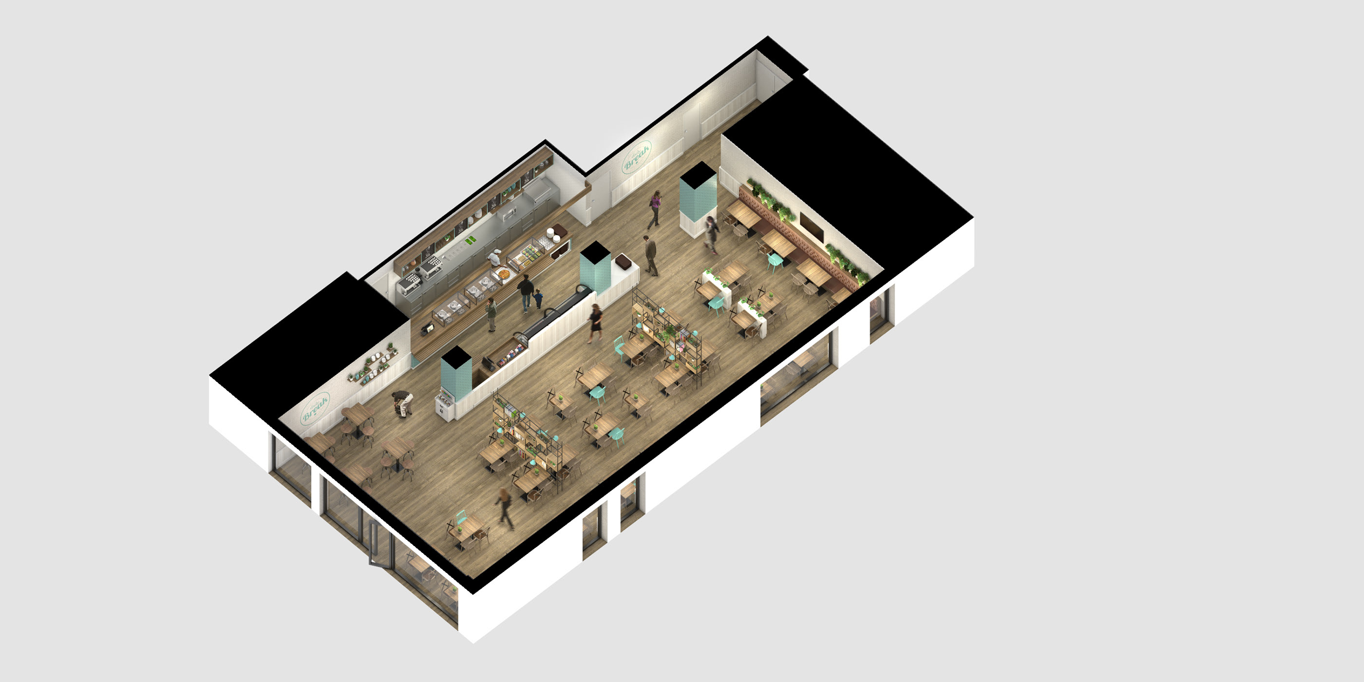 自助餐厅和餐馆-1