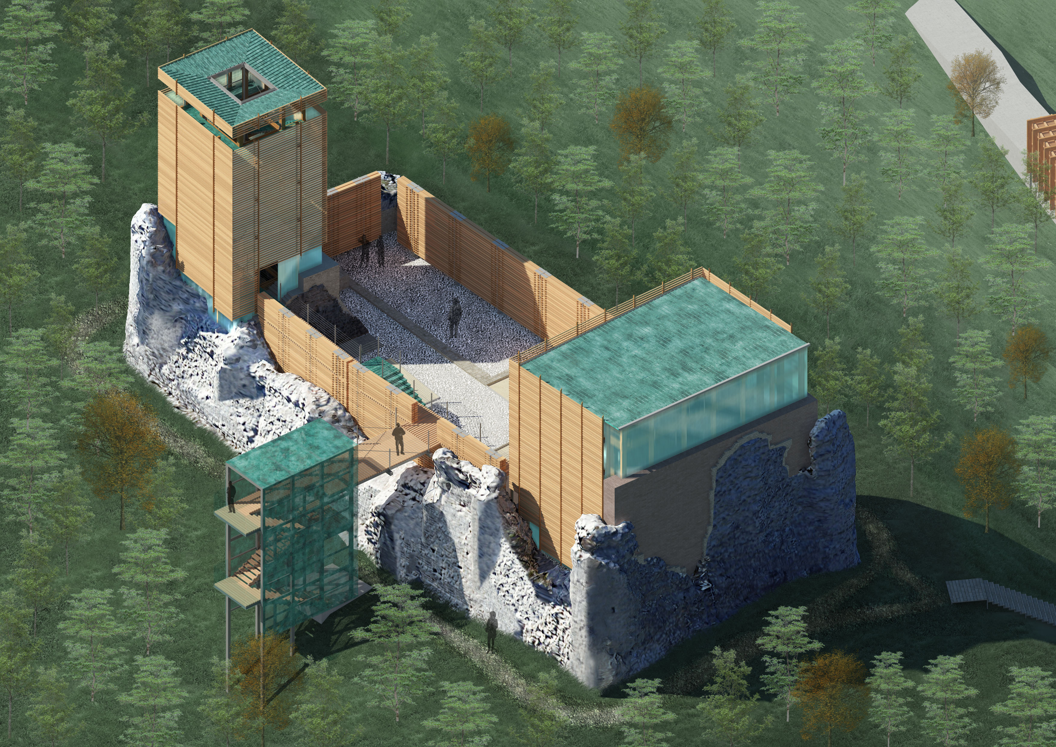 城堡复兴 · Roccacolonnalta 修复与再利用-9