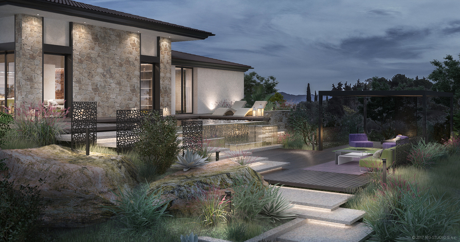 意大利里维埃拉现代别墅设计，NG-STUDIO 打造自然与艺术的融合-51