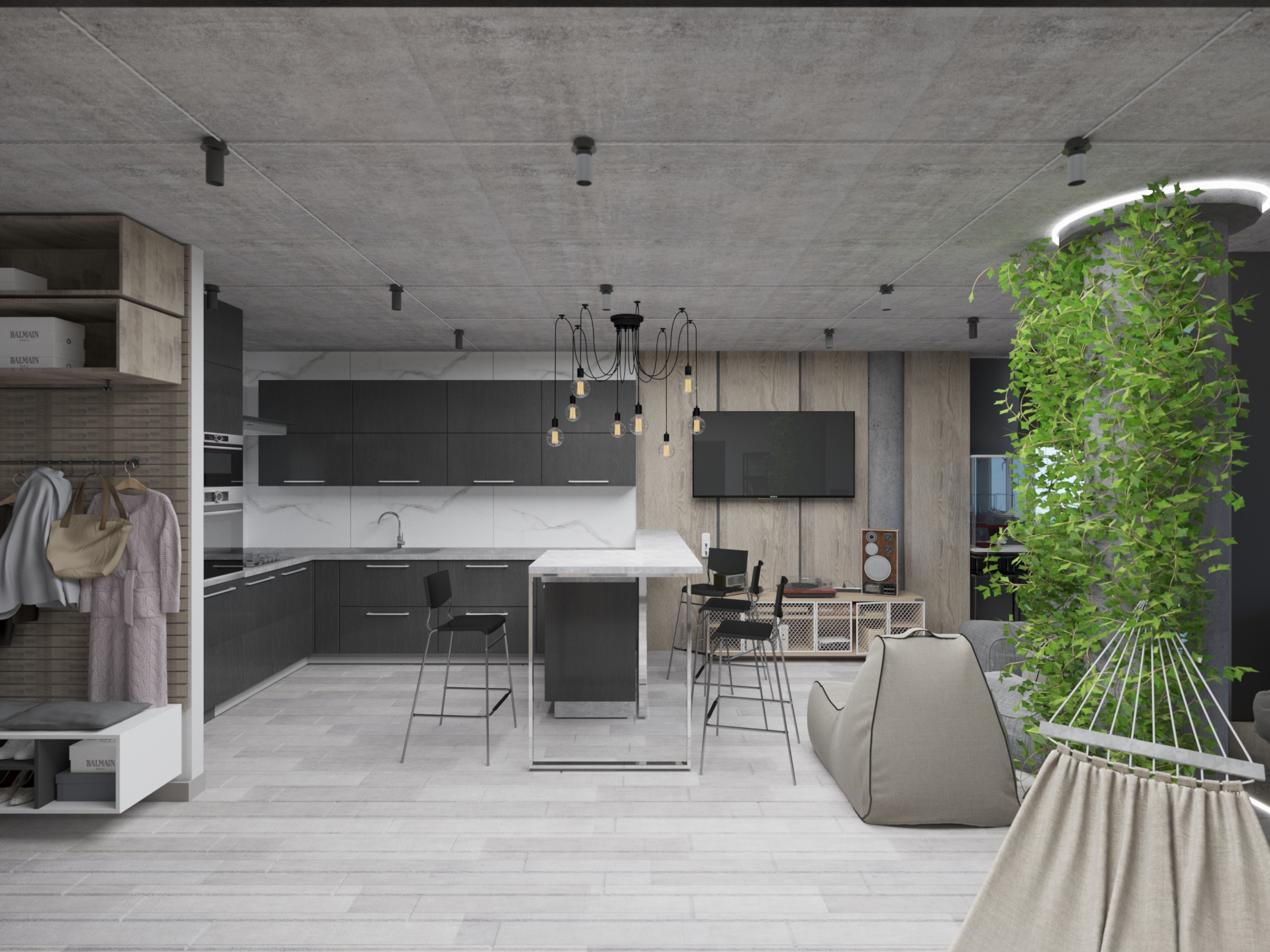 城市 loft 公寓，自然空间与独特设计的完美结合-10