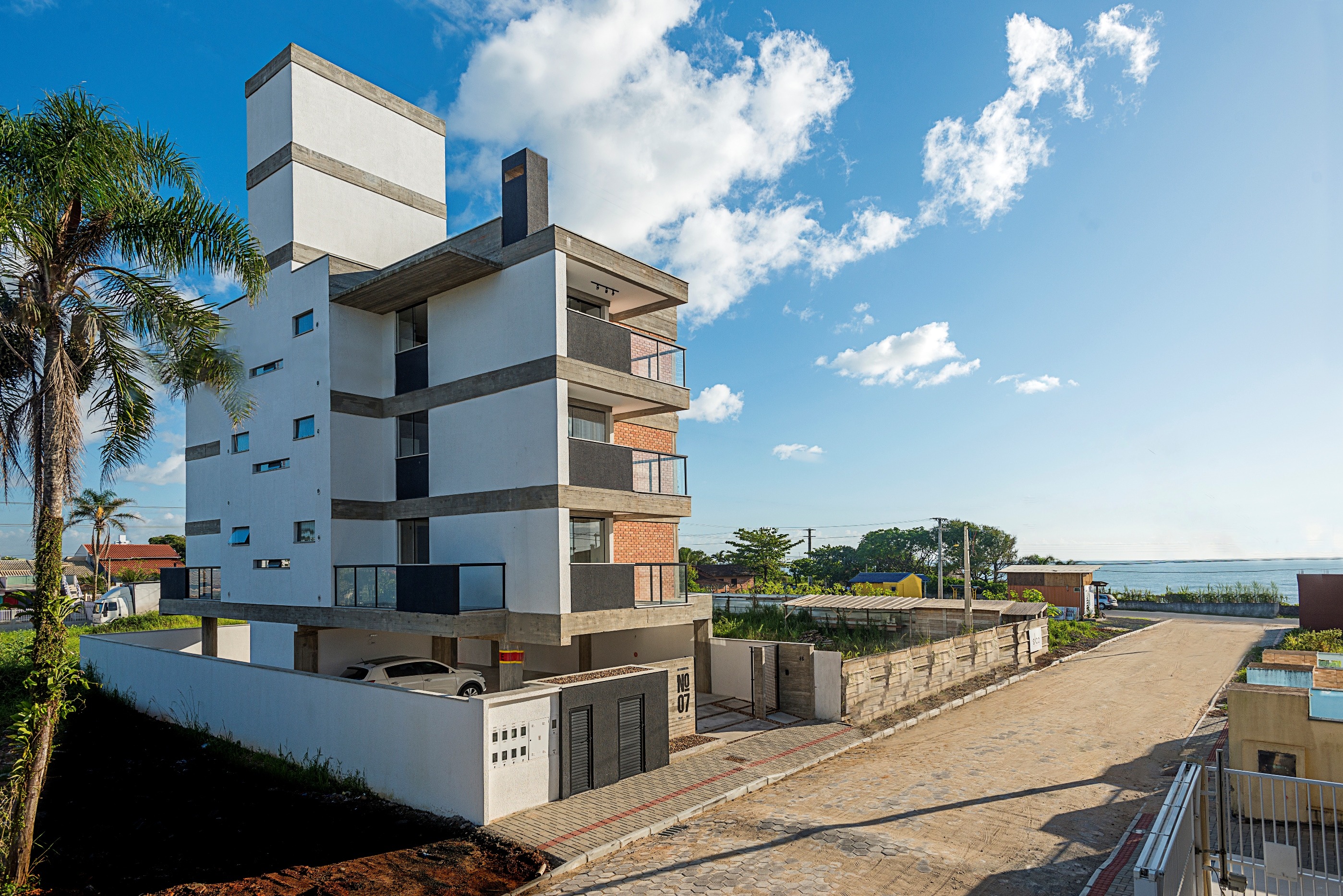 巴西 N 07 住宅大楼，简约现代的海景公寓-4