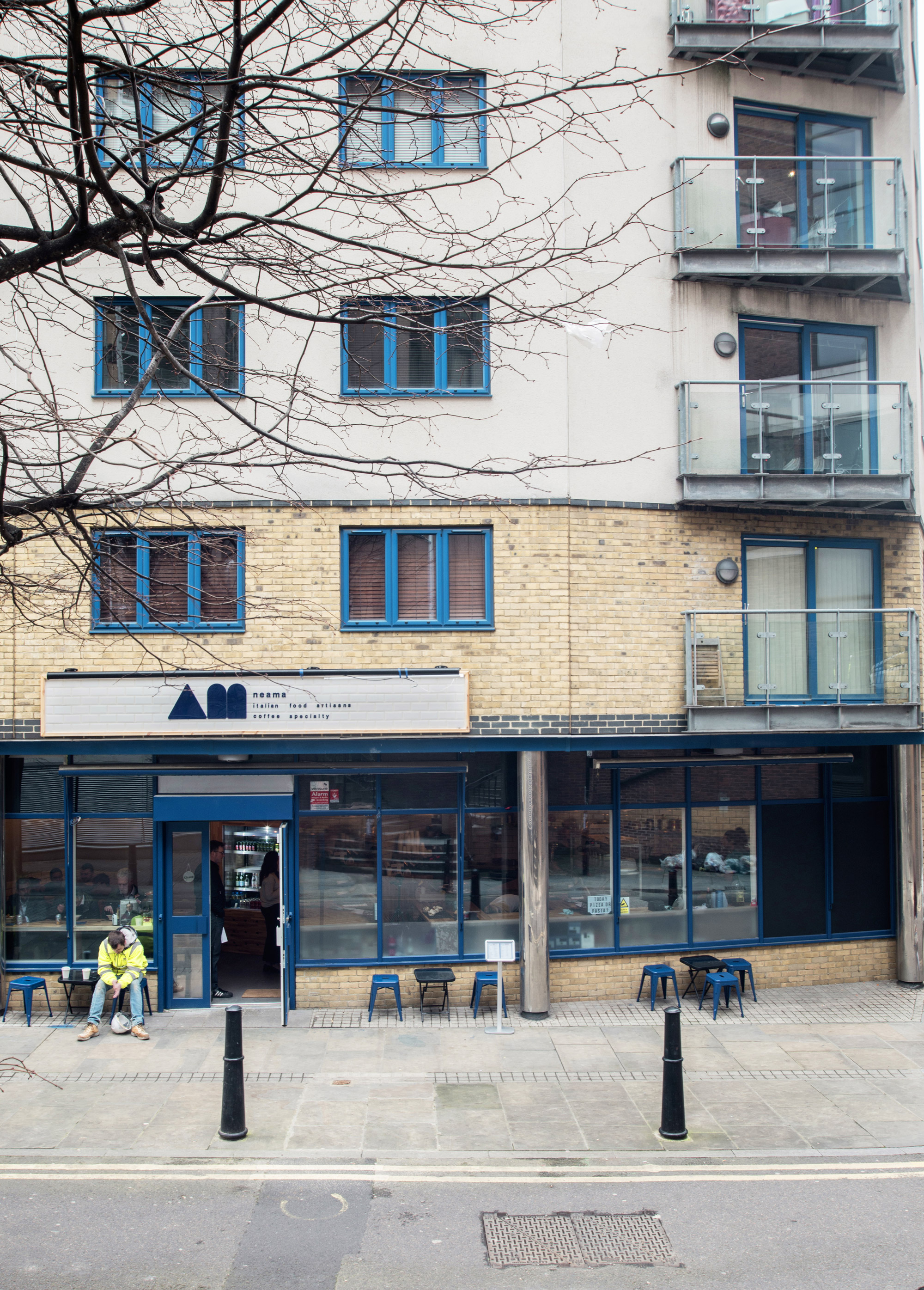伦敦 Canary Wharf 区意大利风味餐厅设计-2