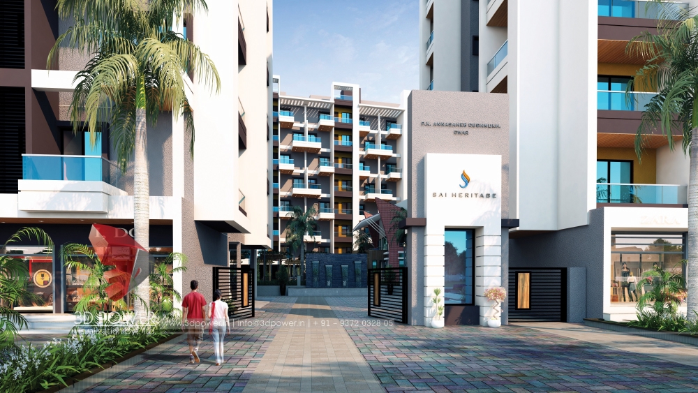 现代都市公寓建筑设计-3