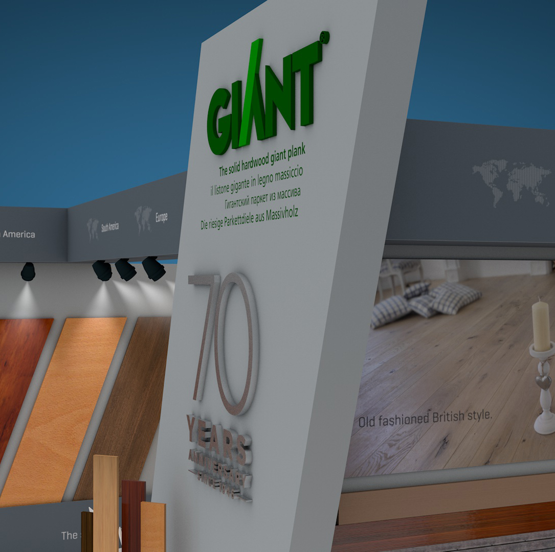 Stand Giant®在 2016 年 Domotex 展会的 60 平米展览空间设计-13