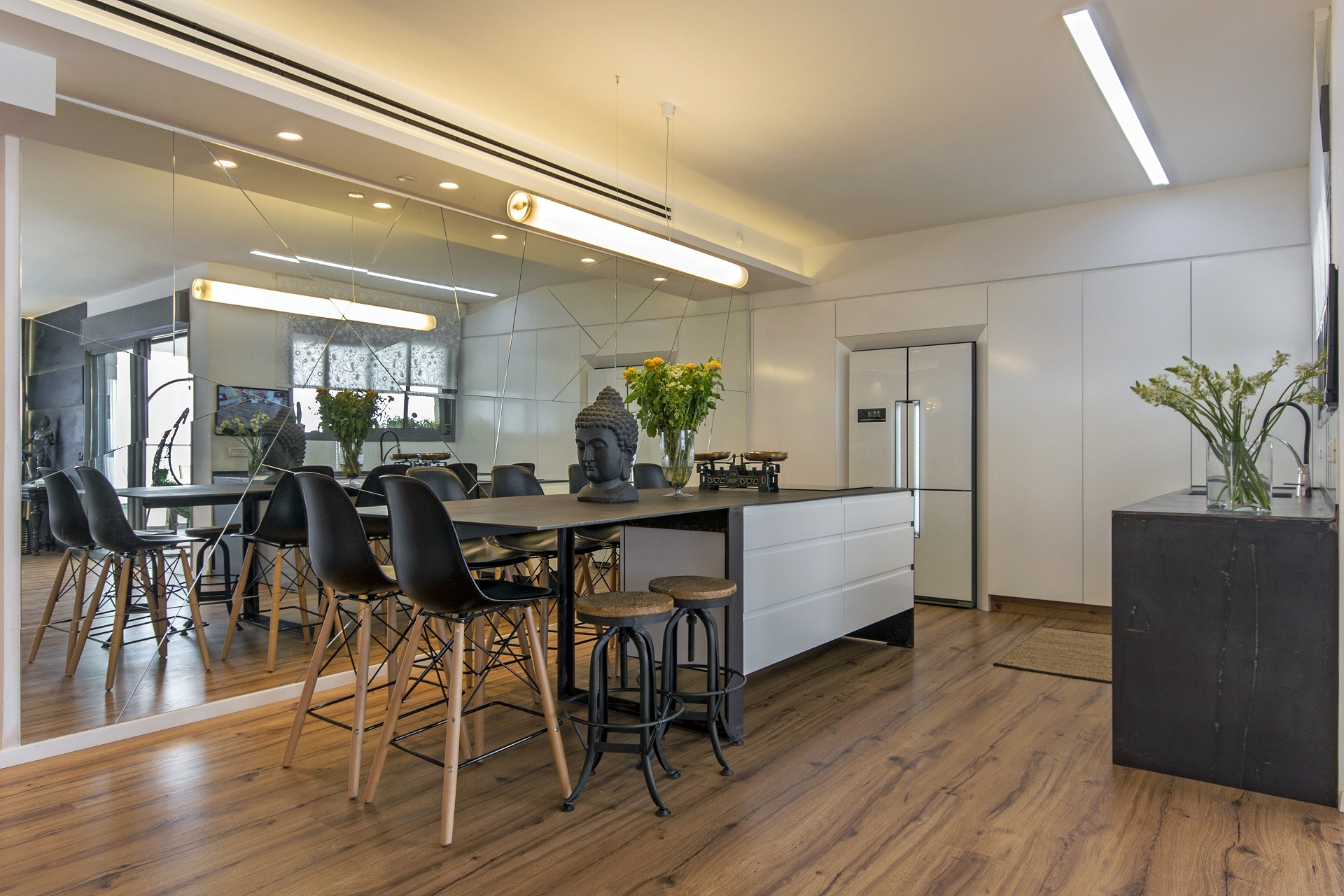 2016 年完成的 Hod Hashron 顶层公寓室内设计-7