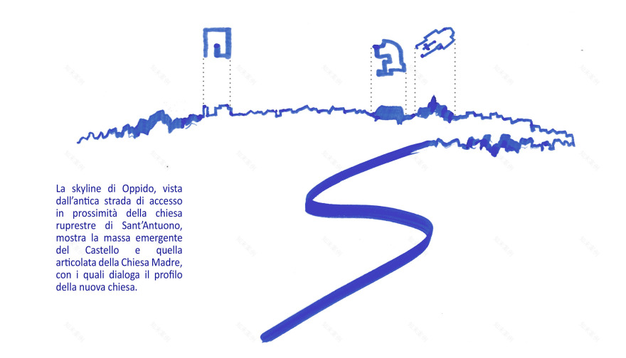 融合天地空间的教堂设计—— Oppido Lucano 教堂-4