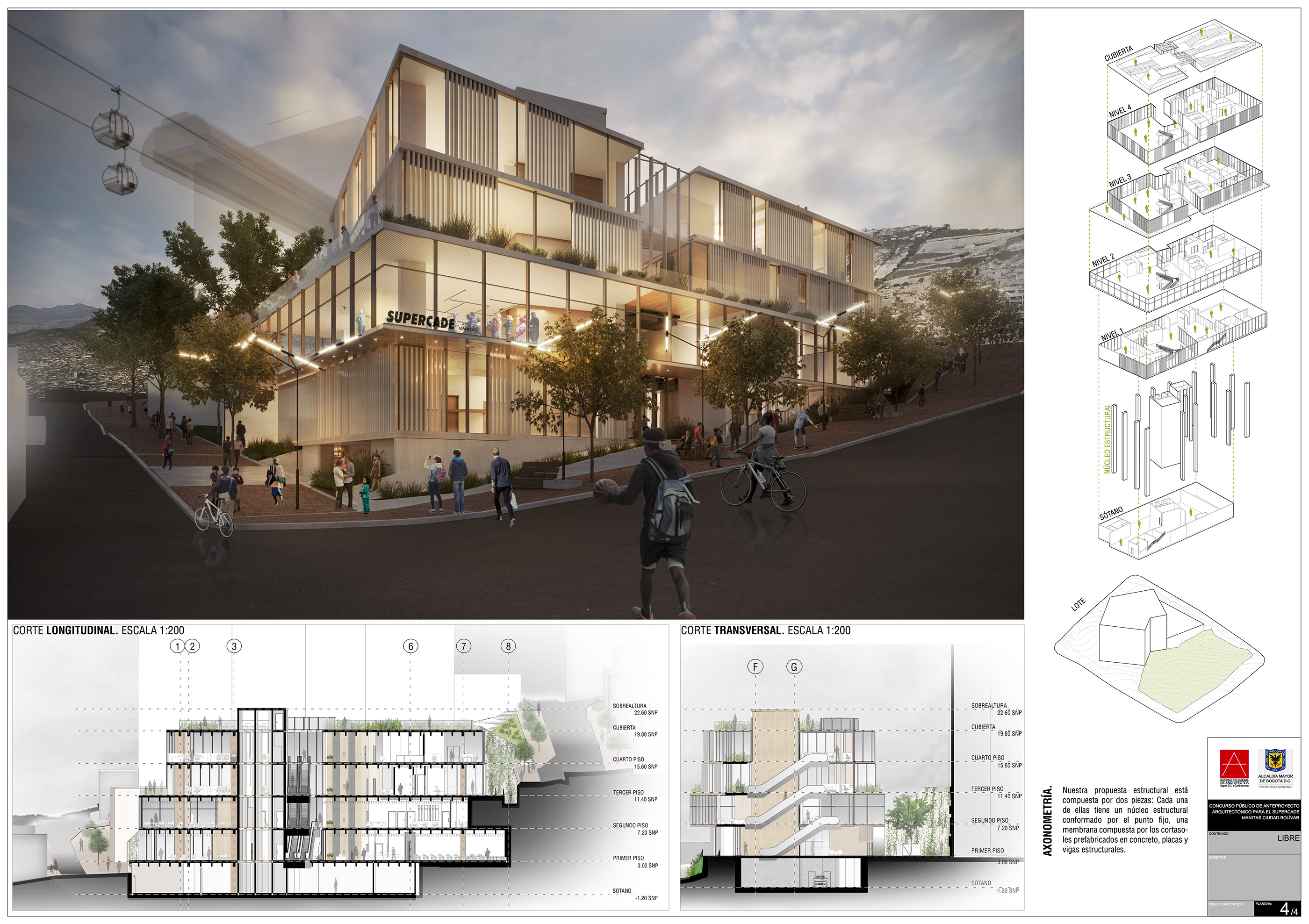 哥伦比亚建筑师协会超立方体竞赛设计-9