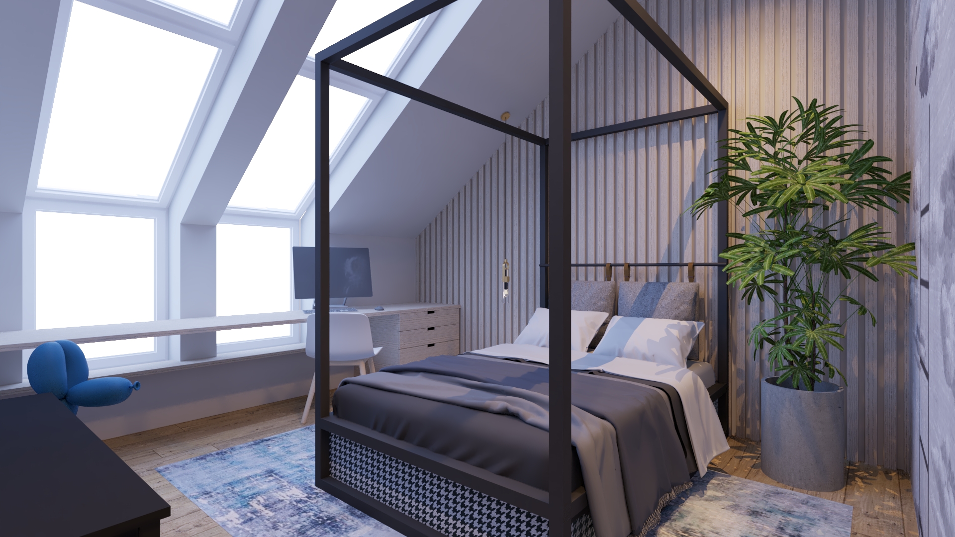 融合室内外环境的个性住宅-9