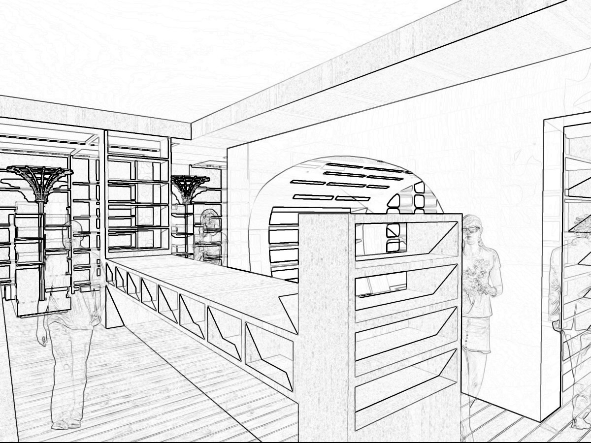 米斯克斯美食店室内设计-13