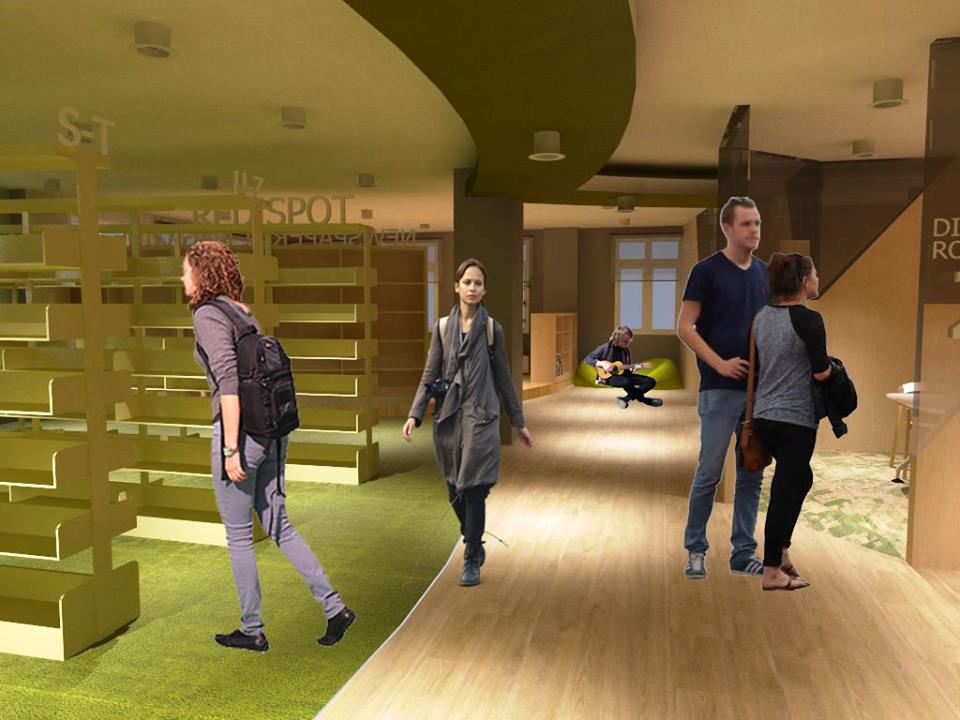 生命协同的 Kwanghwa 高中学图书馆设计-12