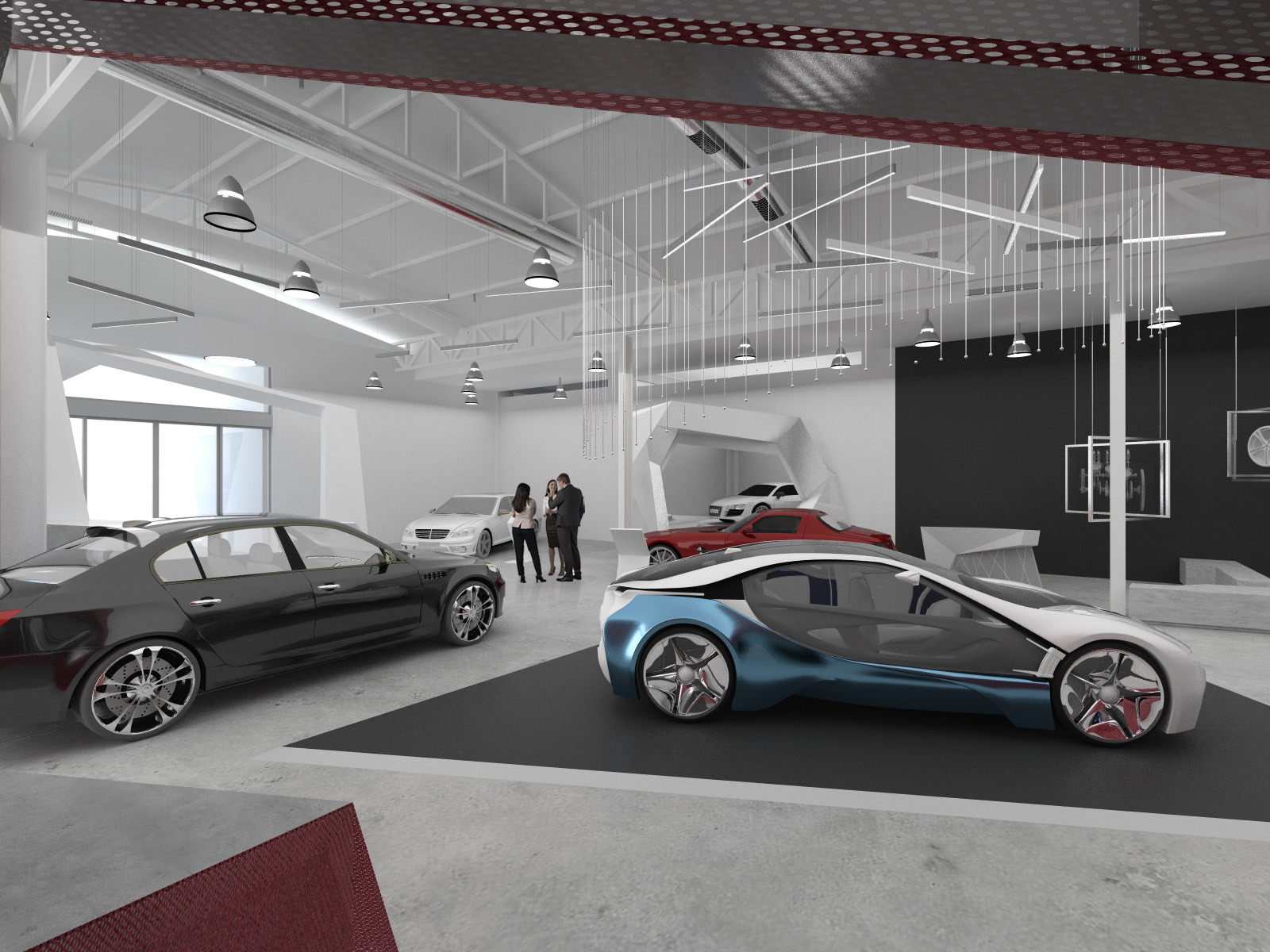 2018 年汽车展览馆室内设计赏析-7