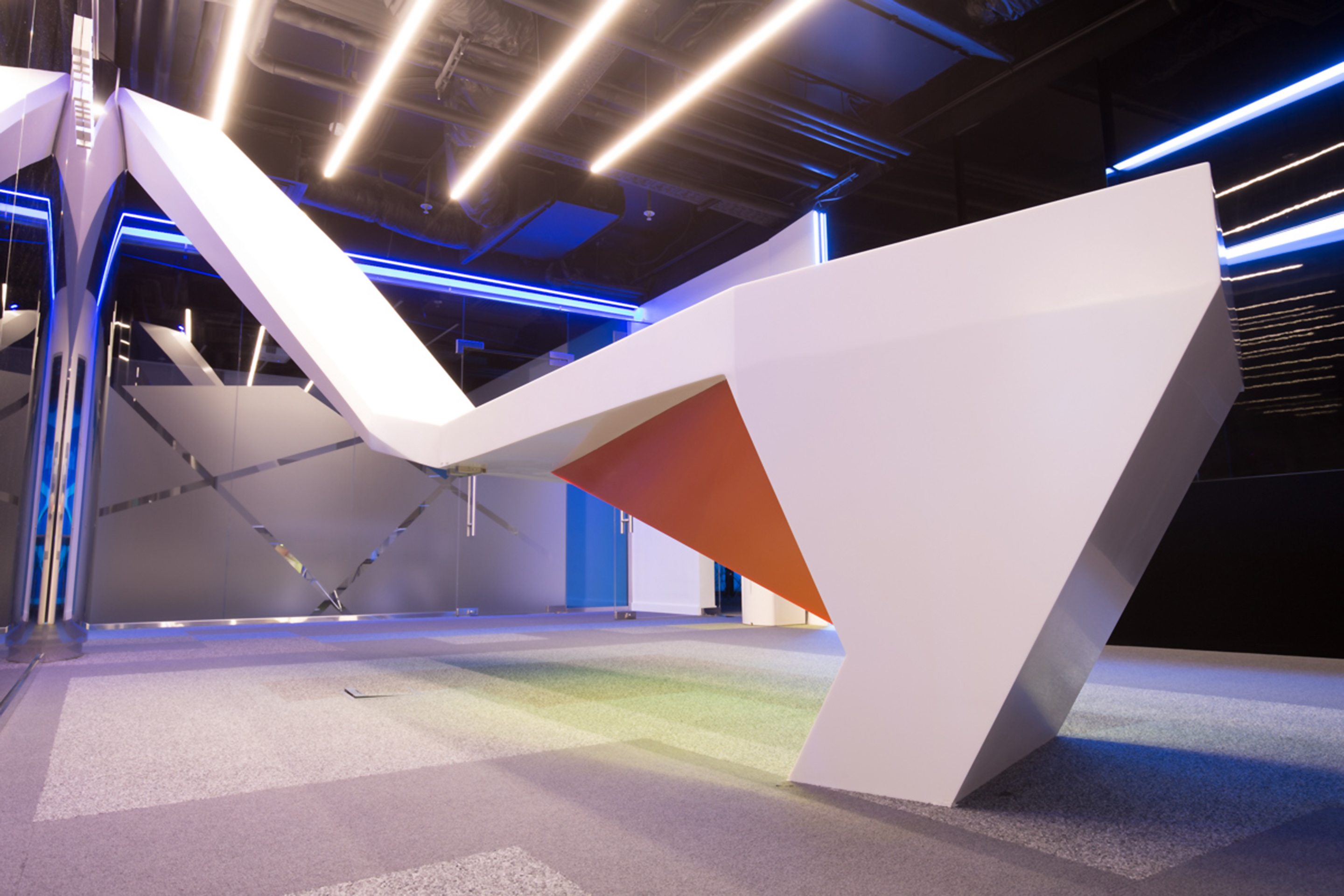 莫斯科 1S-Bitrix 办公室 | 几何艺术与光影的完美结合-15