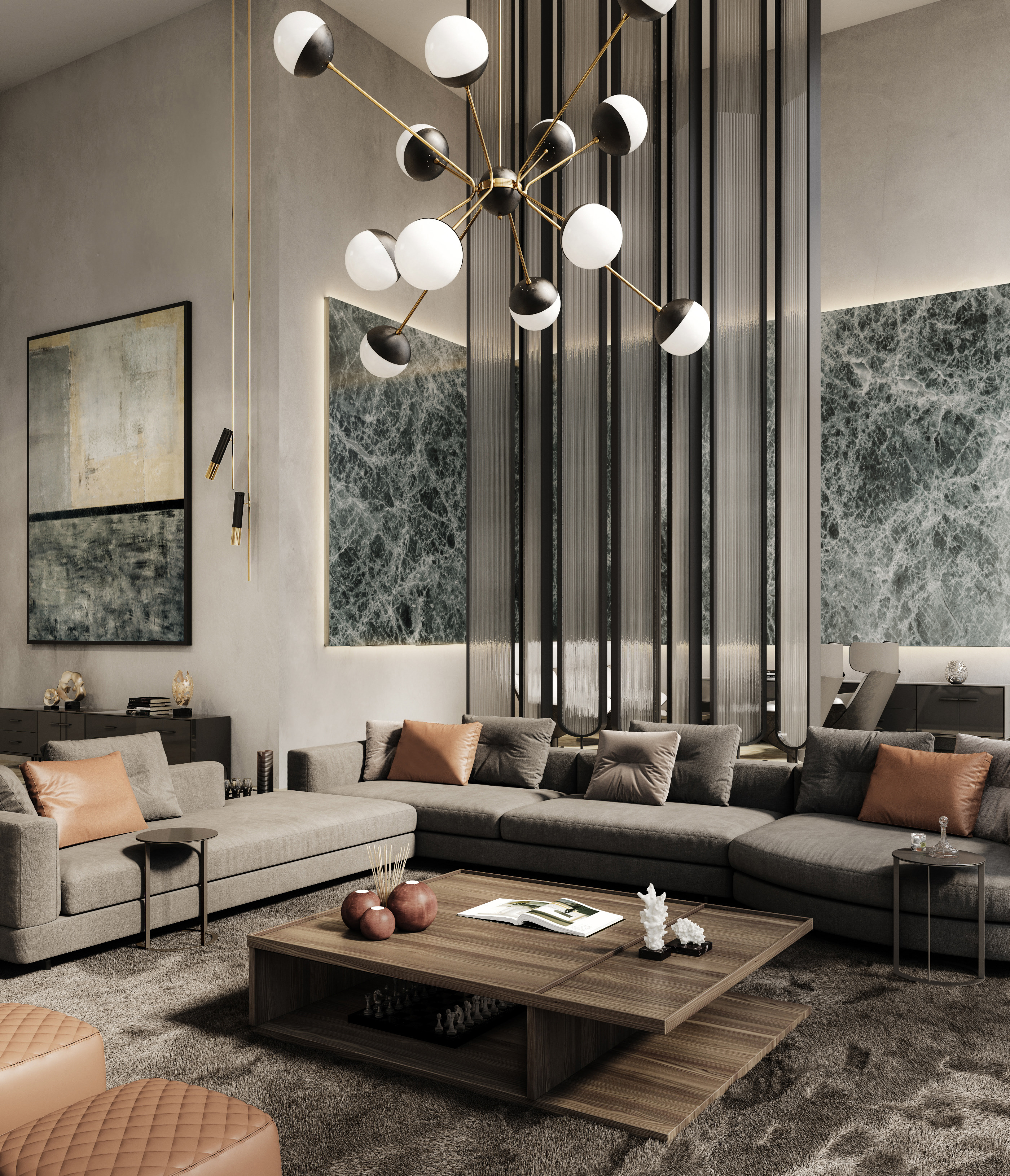 洛杉矶顶层公寓——“壳”式家具打造独特空间-9