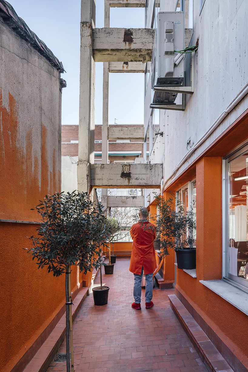 MARIANO用鲜艳的颜色修复了一座马德里现有的办公楼-9