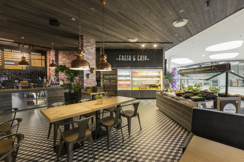 芬兰 Rapido Fresh & Easy Deli 现代室内设计-4