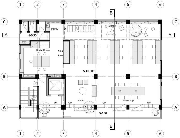 深圳蛇口WAU建筑事务所办公室-16