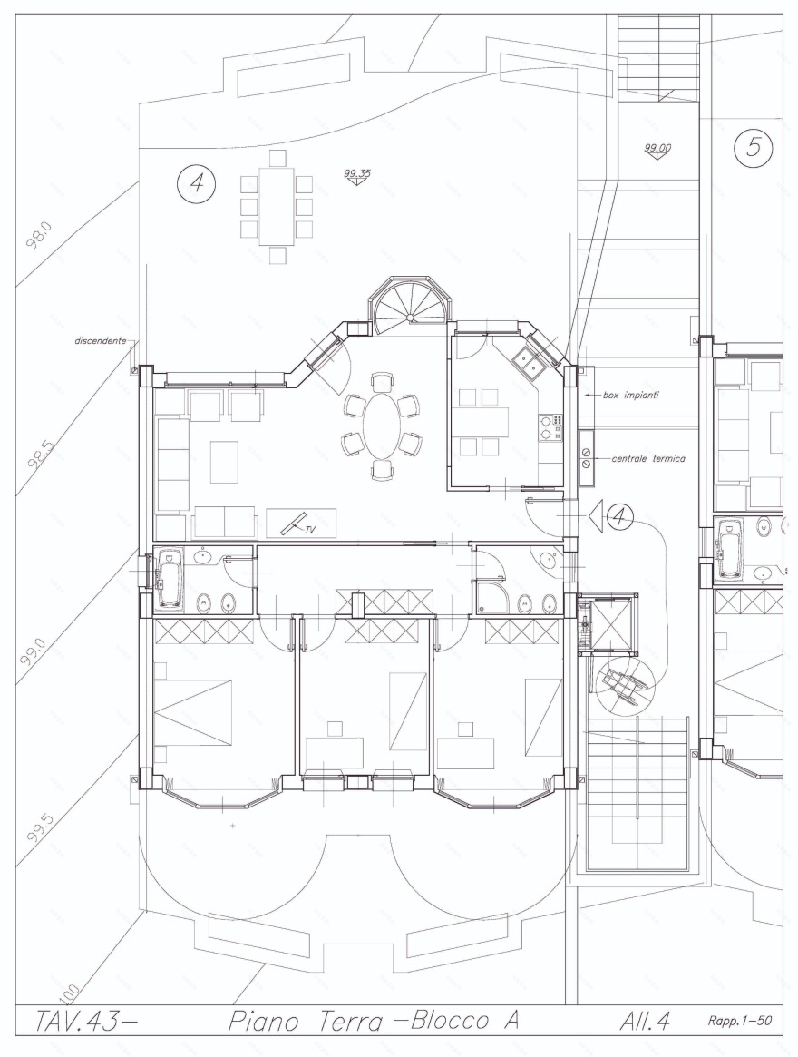 2010 年意大利 Falconara Alta 私人住宅-9