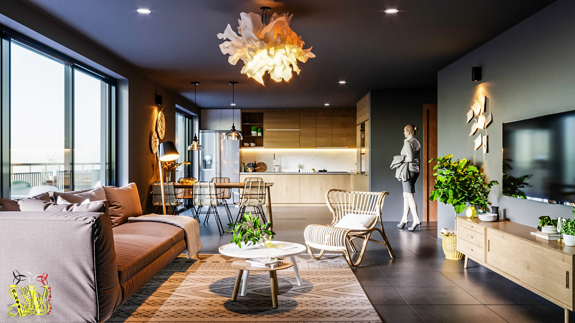 简约风格打造舒适家居空间-1