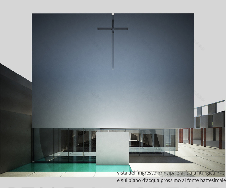 融合天地空间的教堂设计—— Oppido Lucano 教堂-24