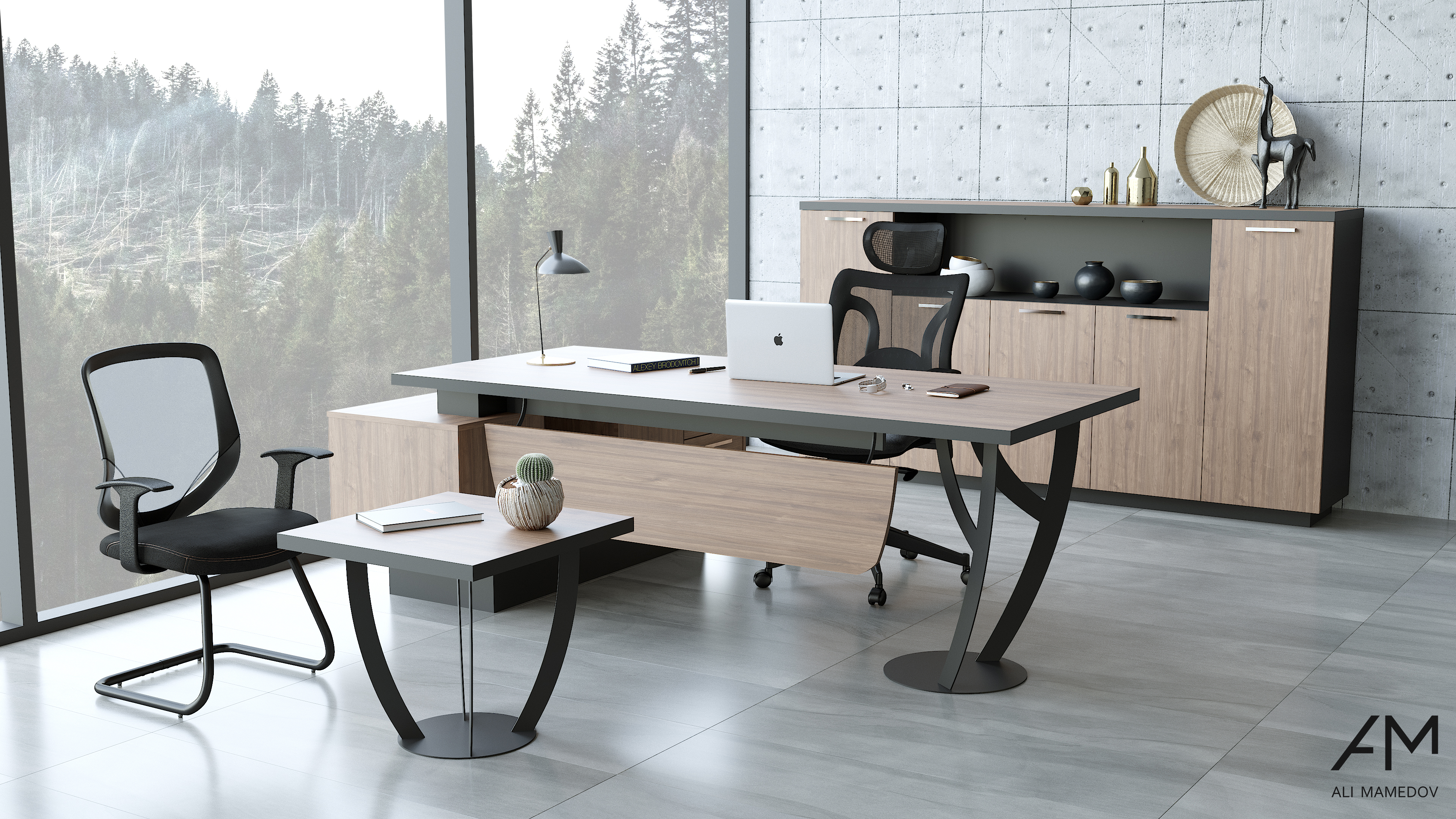 Epsilon 高管办公桌套装-0