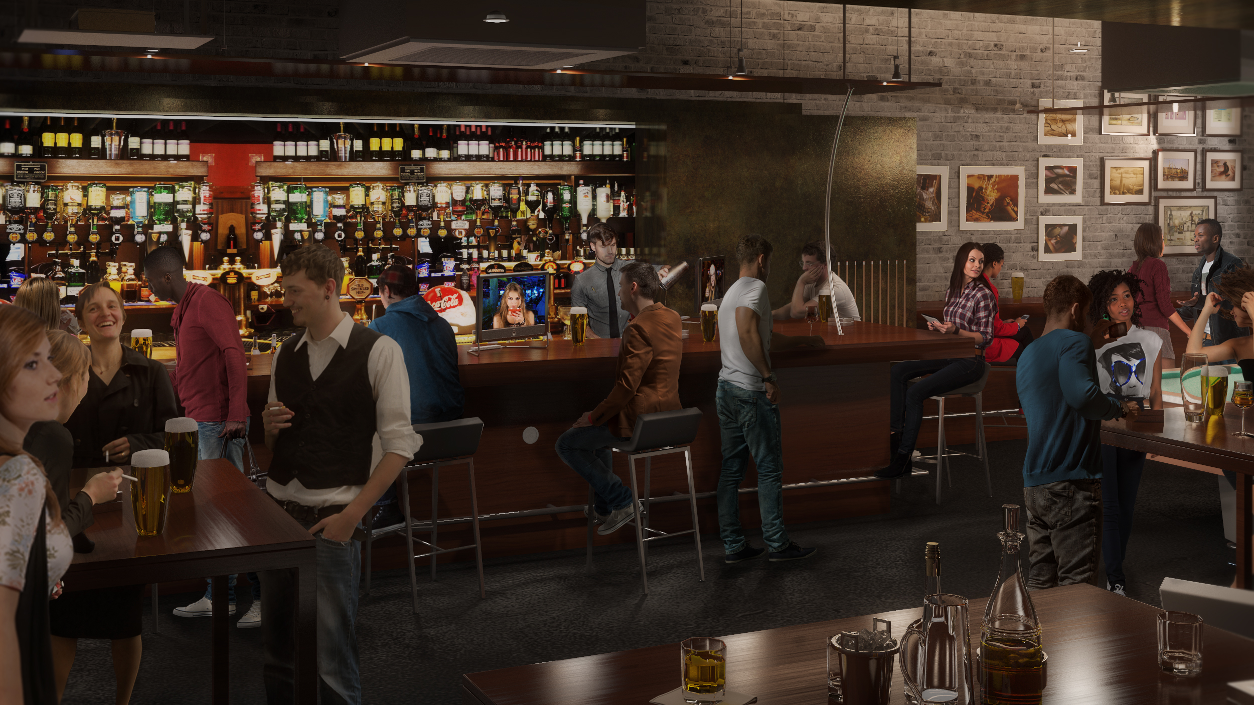 餐馆和酒吧的内部-1