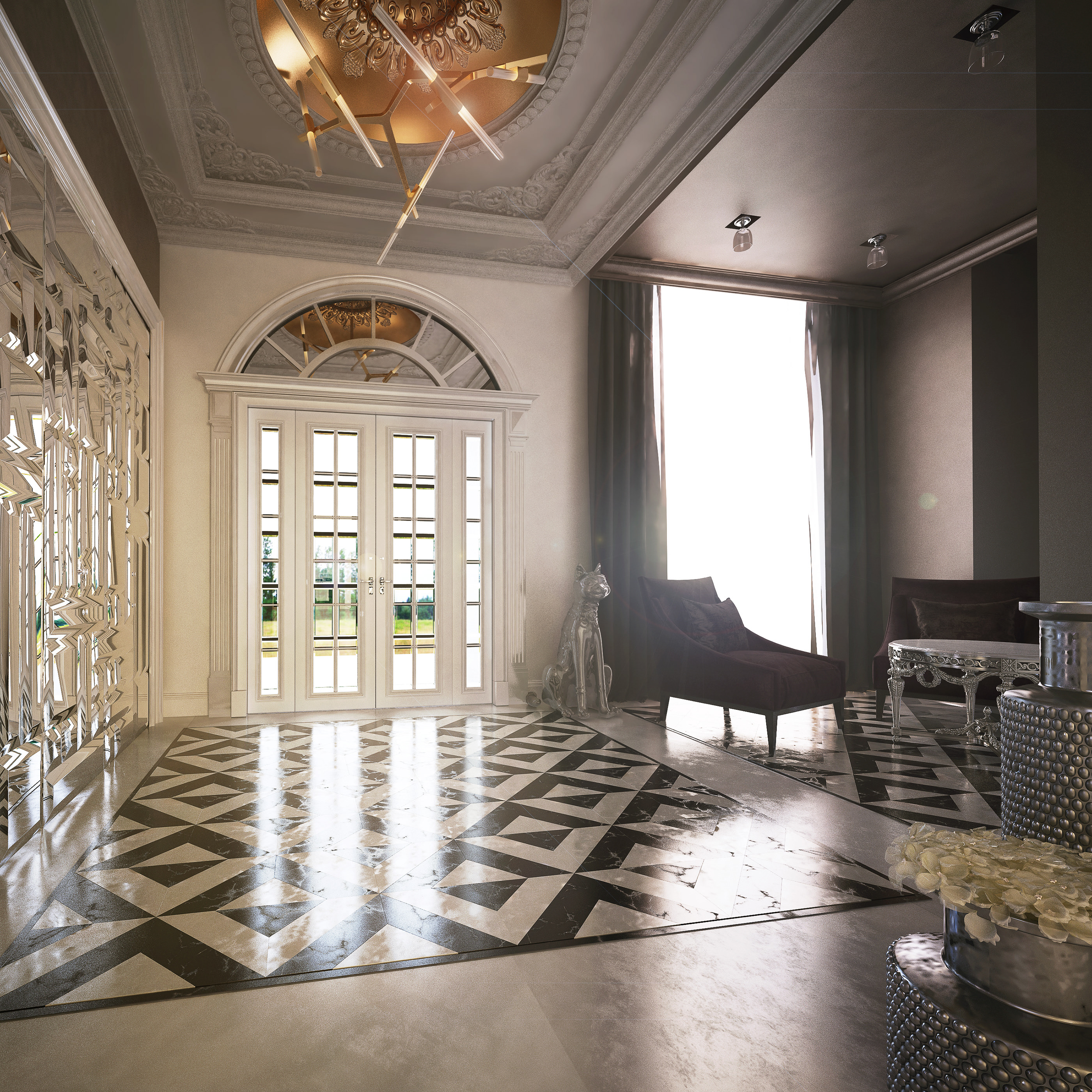 乌克兰基辅 600 平米私人住宅室内设计-2