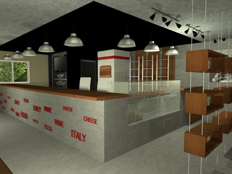 LA CARRETA PIZZERIA 餐厅设计-5