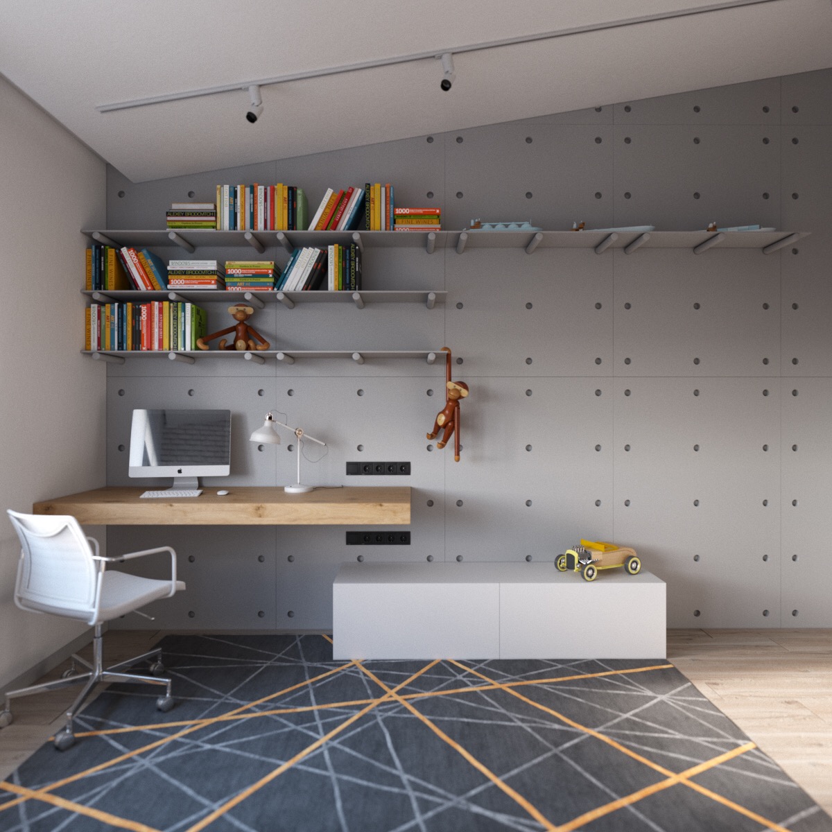 乌克兰极简私人住宅设计-39