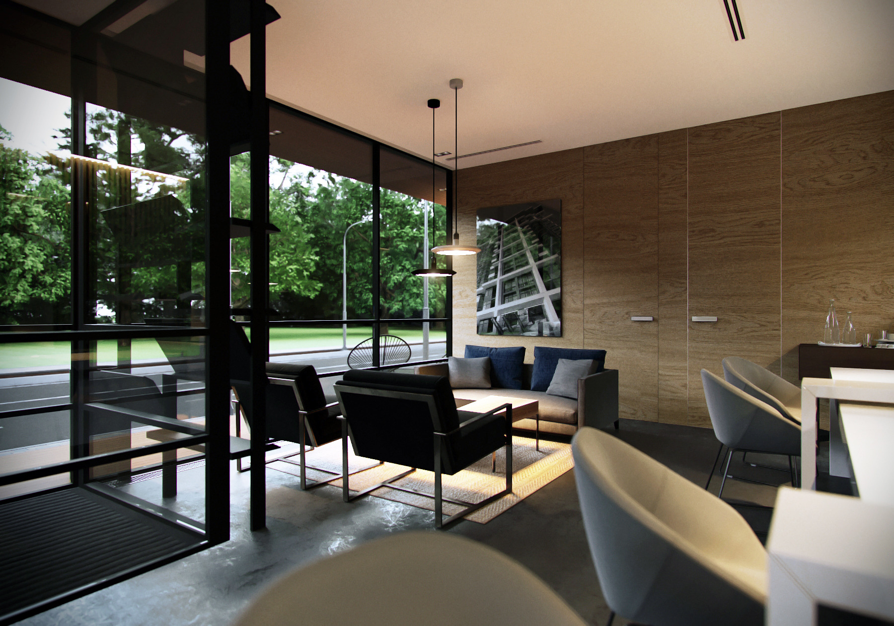 2017 年完成的销售部室内设计案例-6