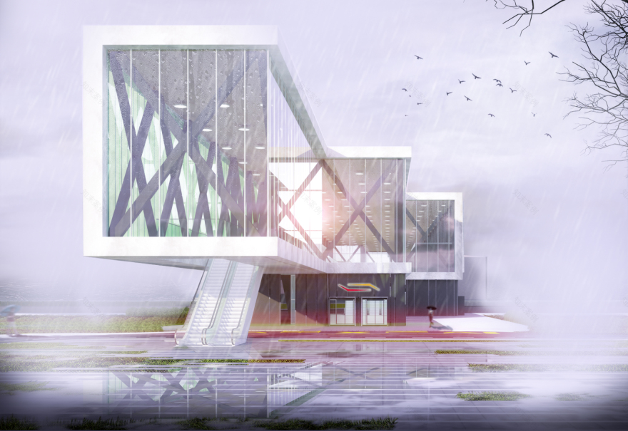 Podgorica 主火车站——百万乘客的现代舒适之桥-4