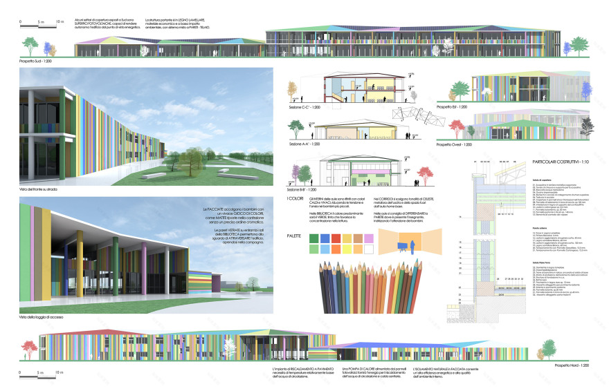 破碎式校园建筑,展现绿色教育的魅力-1