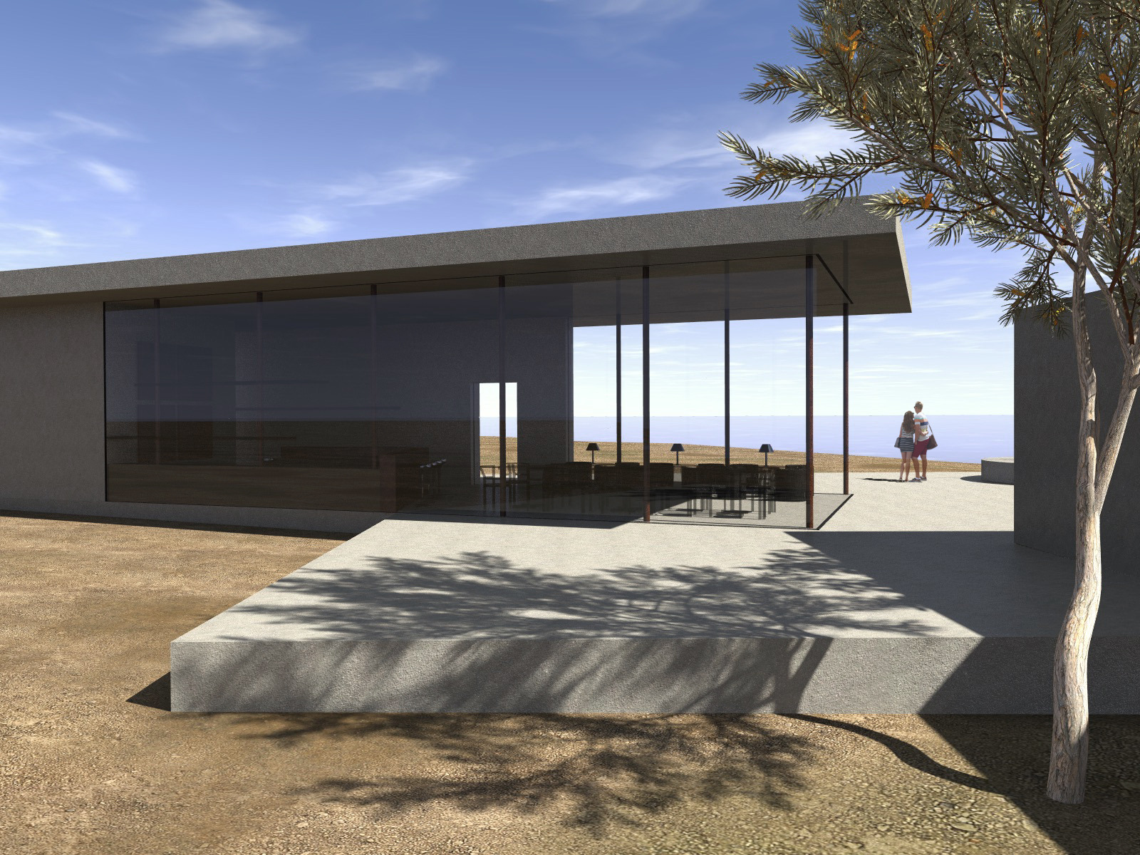 地中海岛屿的移民接纳中心·拉姆培杜萨“洞穴石”项目-10