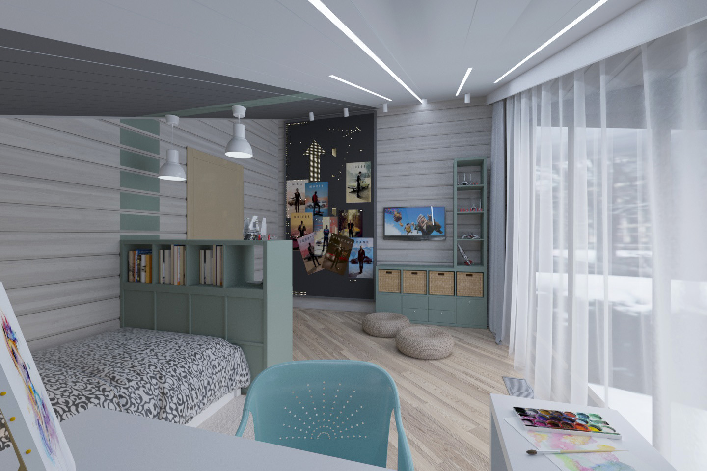 木质空间的艺术 | 温馨二居室的室内设计-32