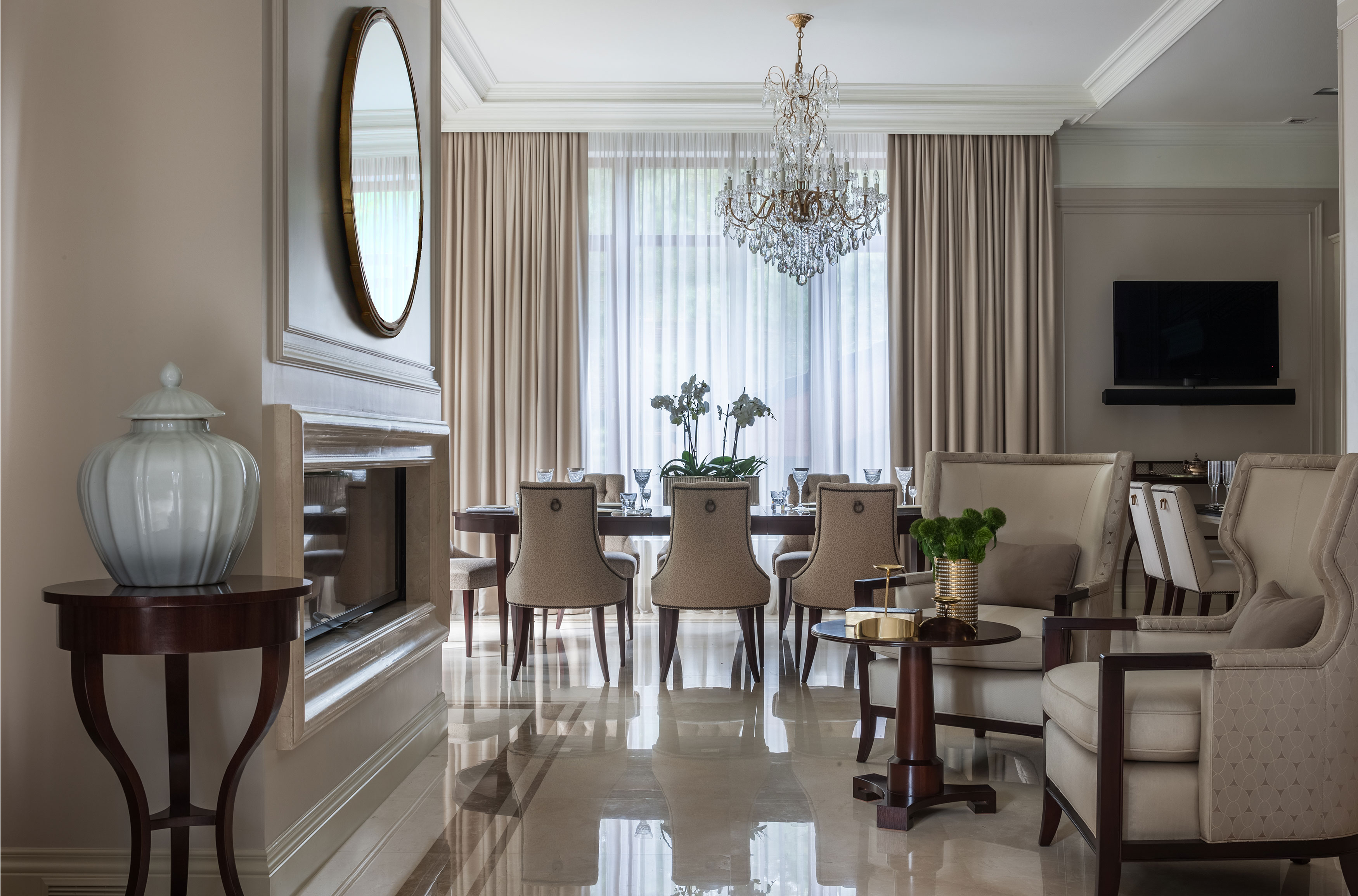 莫斯科美国经典乡村别墅设计-0