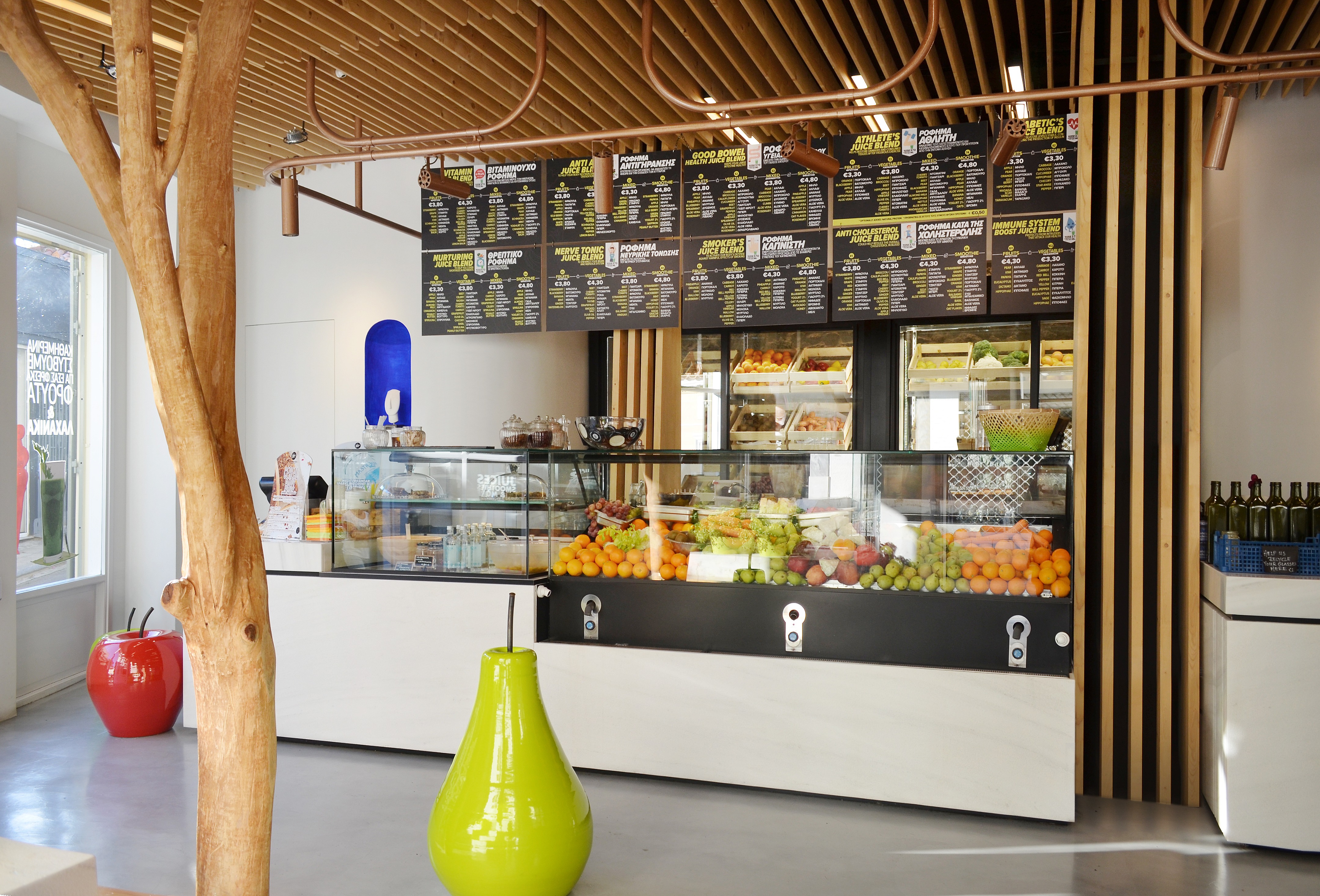 雅典 NOVAGEA 果汁吧 | 融入希腊传统与自然的现代空间-9