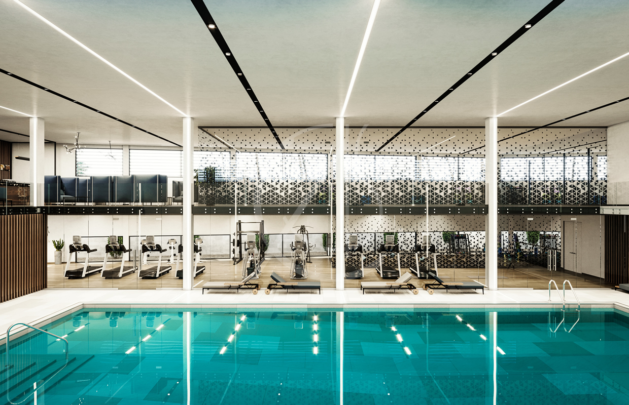 现代伊斯兰妇女健身中心-6