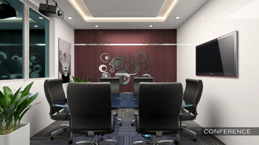 印度班加罗尔办公室空间设计与视觉化-3