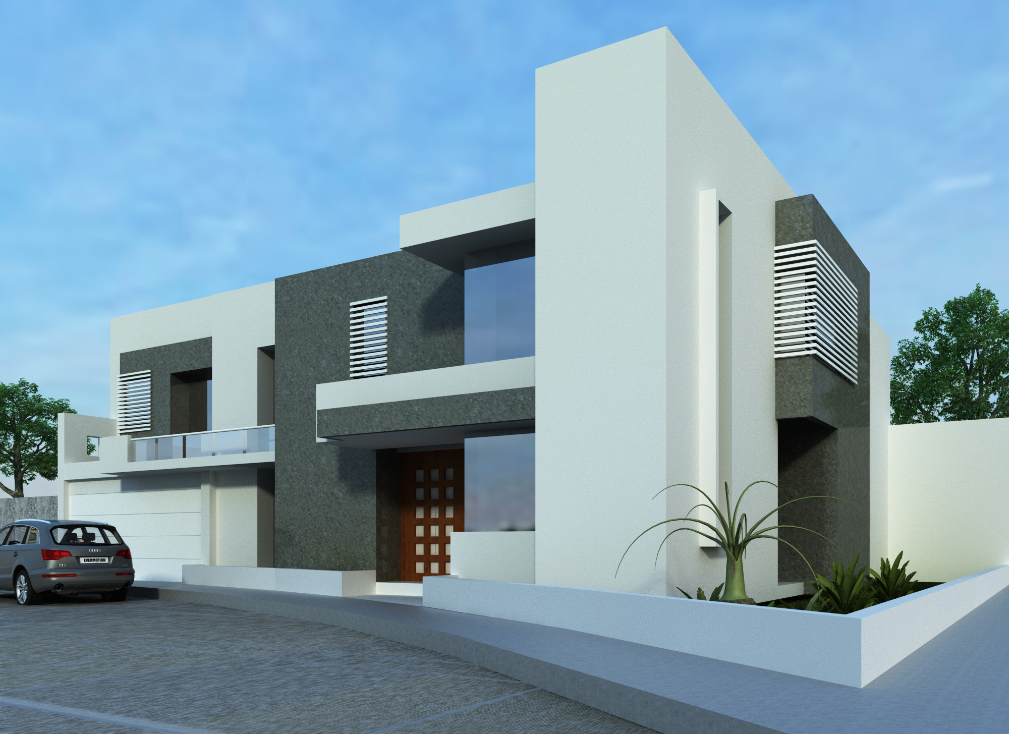 墨西哥风情独栋住宅设计-3