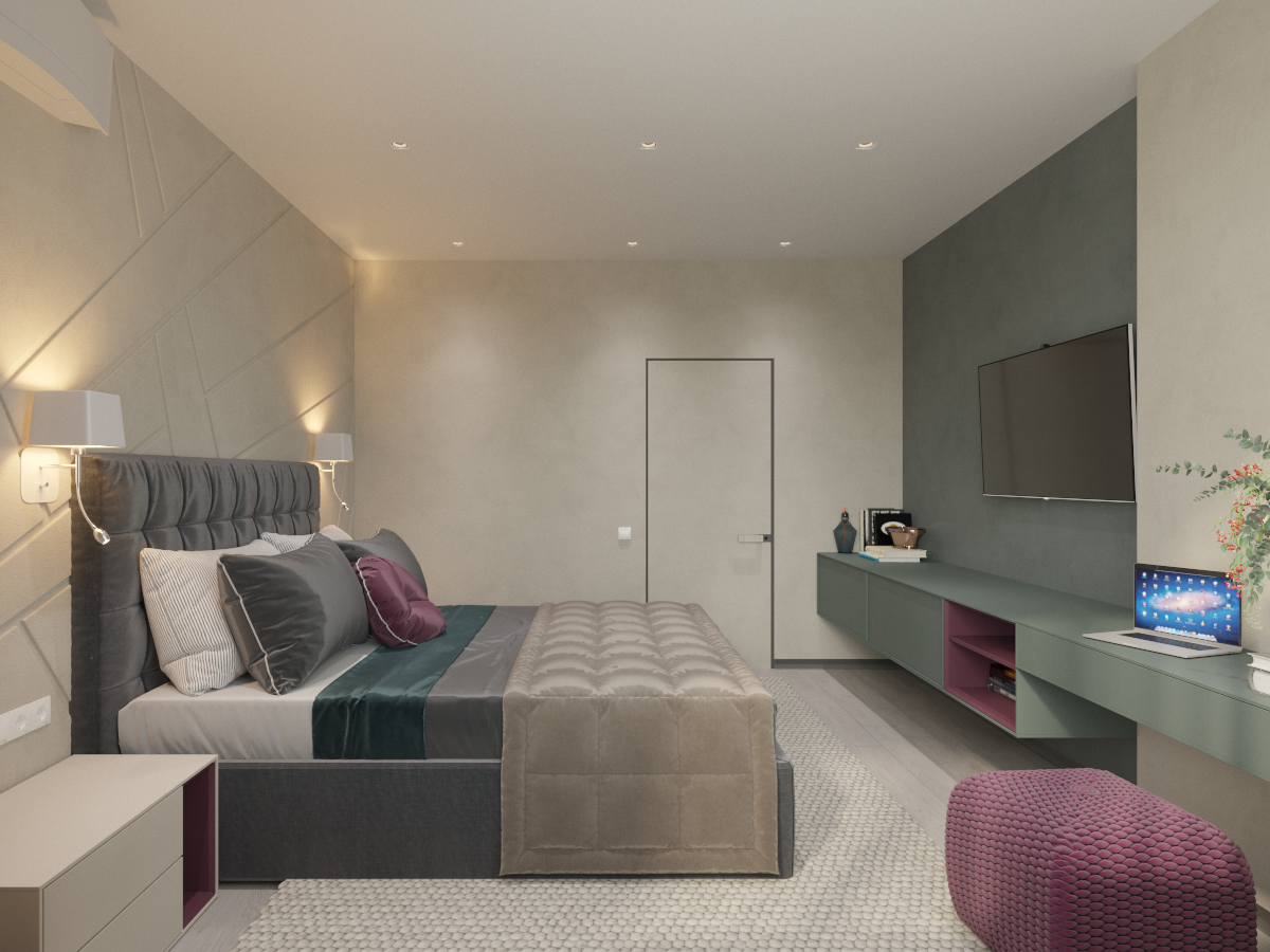 乌克兰基辅 106 平米现代公寓设计-16