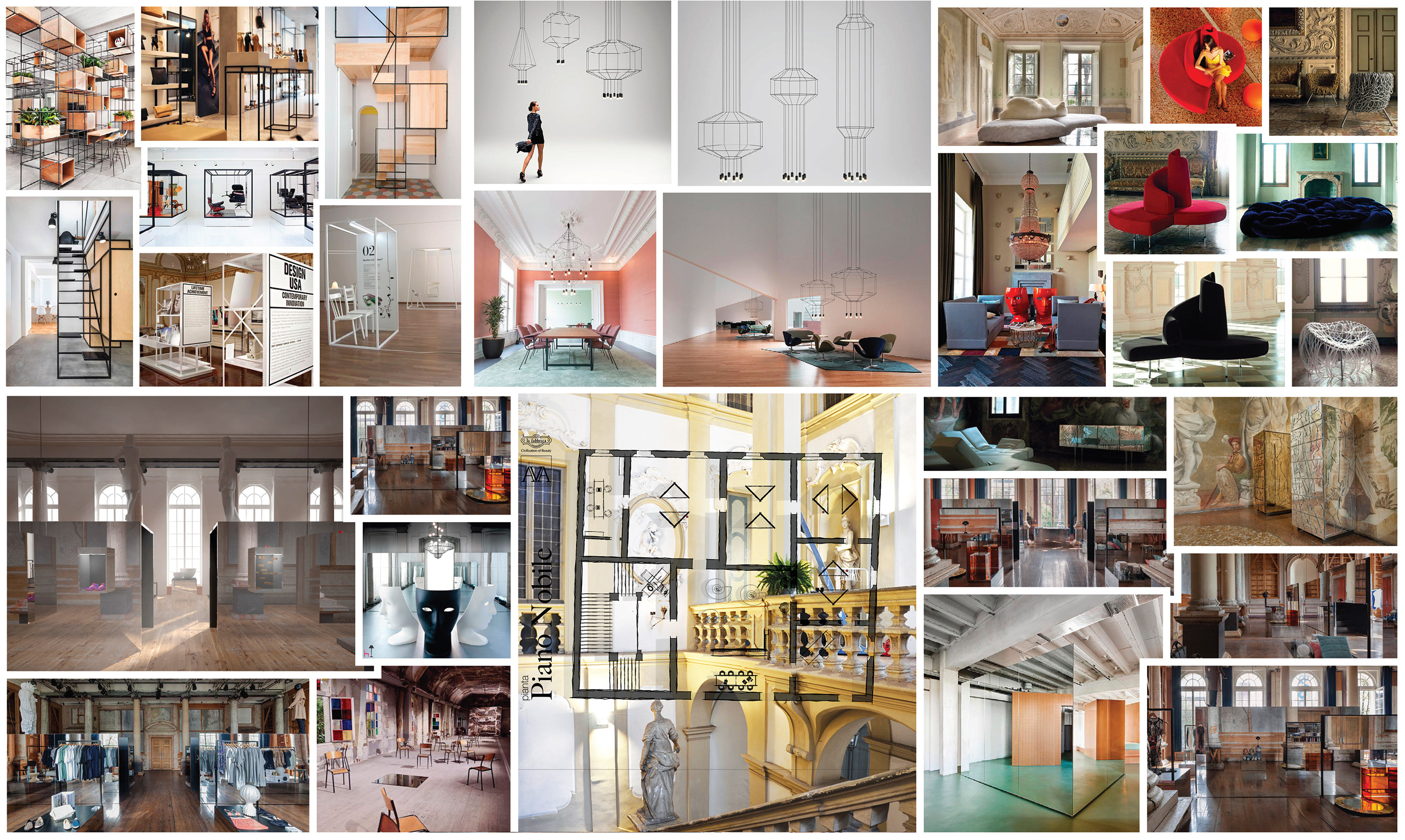 意大利古堡中的现代展览中心-6