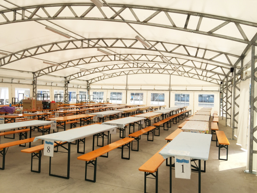 锌铁拱形天篷休闲设施-4